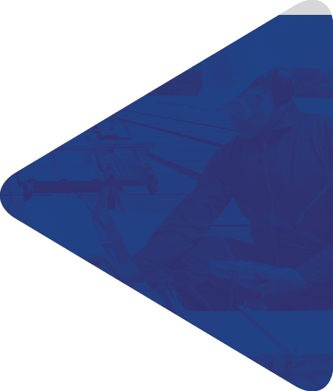 Engineer maintenance solar panel equipment on factory roof