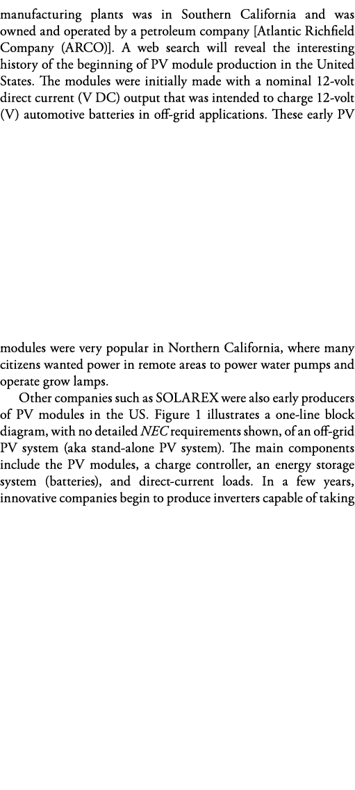 manufacturing plants was in Southern California and was owned and operated by a petroleum company  Atlantic Richfield   