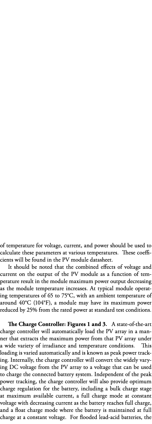 of temperature for voltage, current, and power should be used to calculate these parameters at various temperatures     