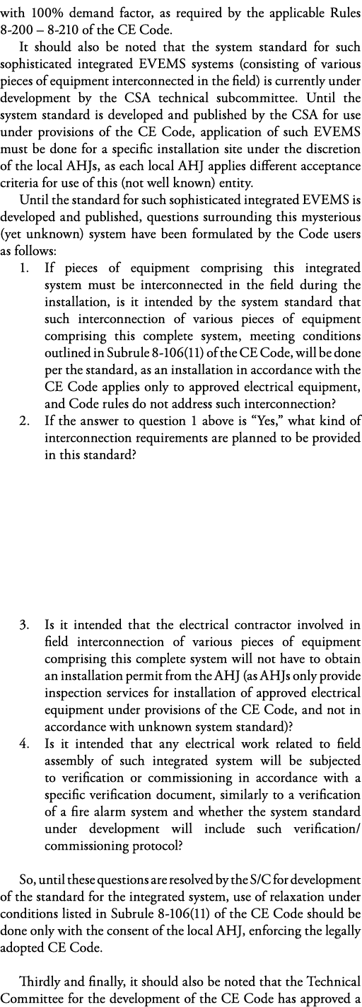 with 100% demand factor, as required by the applicable Rules 8-200   8-210 of the CE Code  It should also be noted th   
