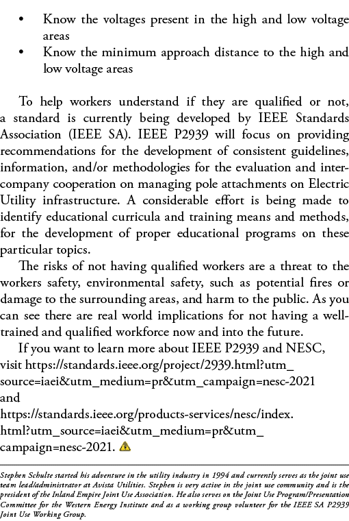   Know the voltages present in the high and low voltage areas   Know the minimum approach distance to the high and lo   