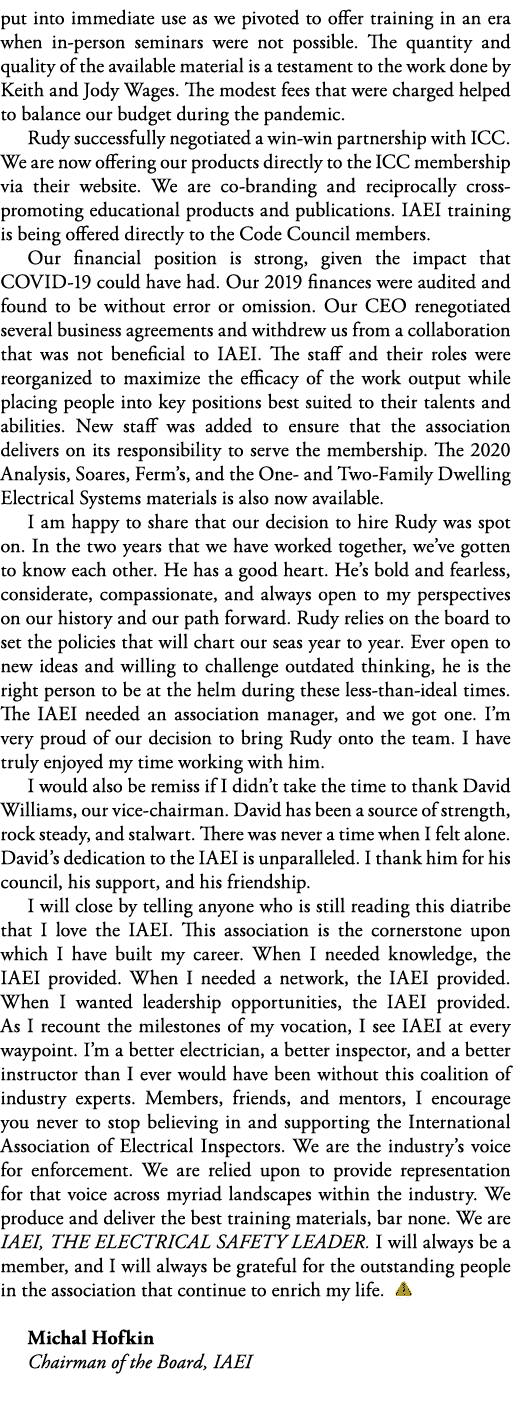 put into immediate use as we pivoted to offer training in an era when in-person seminars were not possible  The quant   