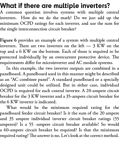 What if there are multiple inverters  A common question involves systems with multiple central inverters   How do we    