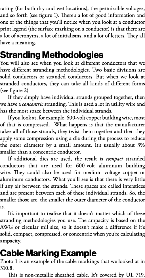 rating (for both dry and wet locations), the permissible voltages, and so forth (see figure 1)  There s a lot of good   