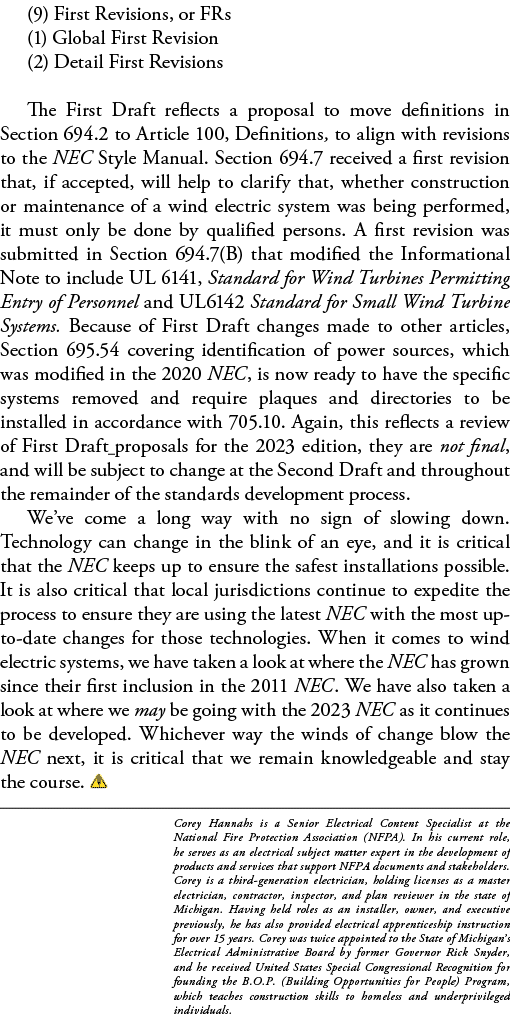 (9) First Revisions, or FRs (1) Global First Revision (2) Detail First Revisions The First Draft reflects a proposal    