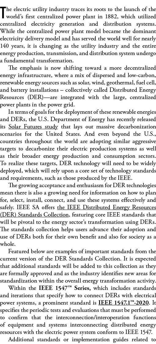 The electric utility industry traces its roots to the launch of the world s first centralized power plant in 1882, wh   