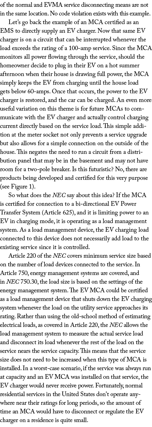 of the normal and EVMA service disconnecting means are not in the same location  No code violation exists with this e   