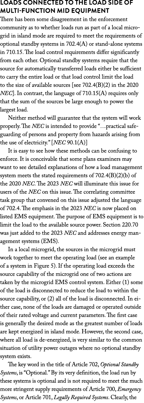 Loads connected to the load side of multi-function MID equipment There has been some disagreement in the enforcement    
