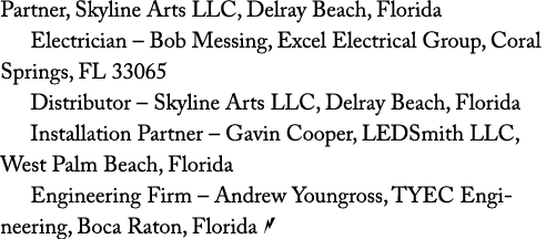 Partner, Skyline Arts LLC, Delray Beach, Florida Electrician   Bob Messing, Excel Electrical Group, Coral Springs, FL   