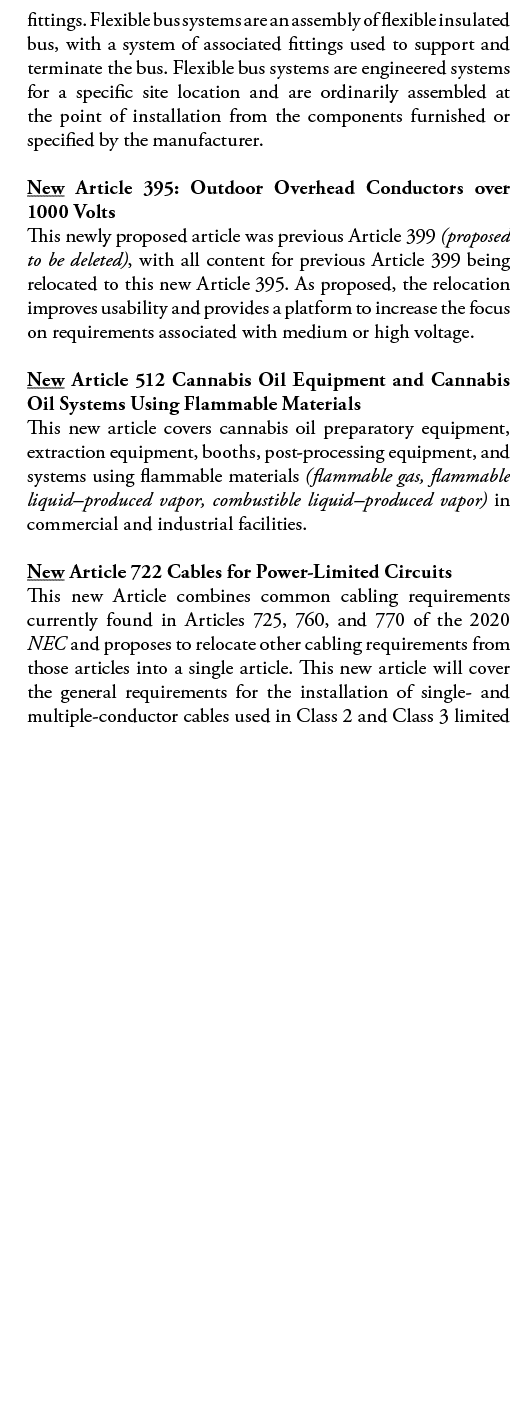 fittings  Flexible bus systems are an assembly of flexible insulated bus, with a system of associated fittings used t   