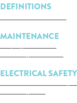 DEFINITIONS Permanent or Storable  MAINTENANCE Keeping Residential Swimming Pools Safer  ELECTRICAL SAFETY Electric S   