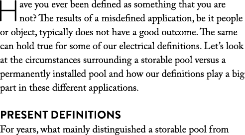 Have you ever been defined as something that you are not  The results of a misdefined application, be it people or ob   