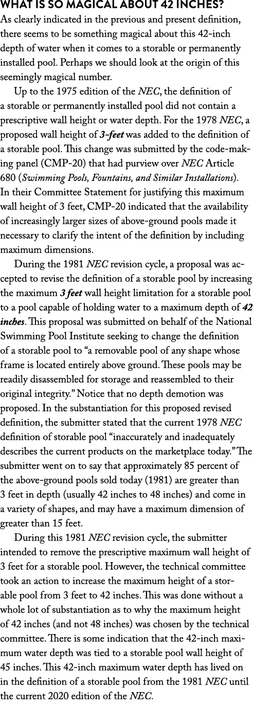 What is so Magical About 42 Inches  As clearly indicated in the previous and present definition, there seems to be so   