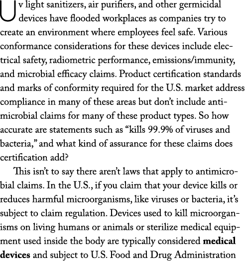 Uv light sanitizers, air purifiers, and other germicidal devices have flooded workplaces as companies try to create a   