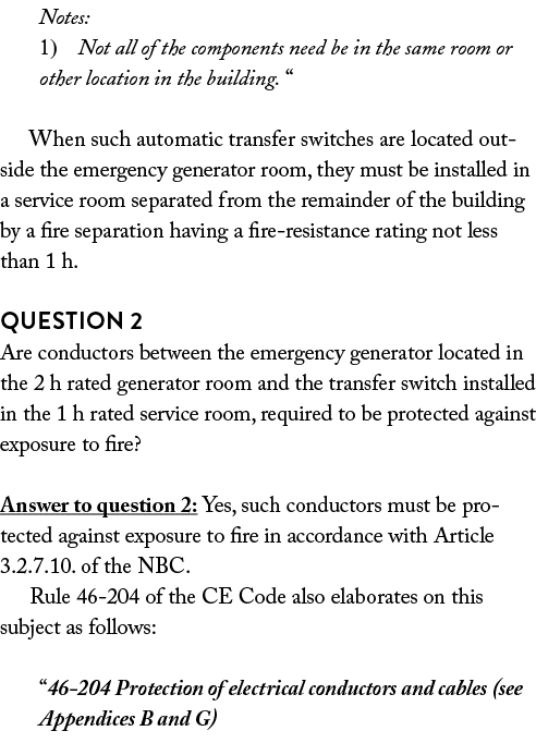 Notes: 1) Not all of the components need be in the same room or other location in the building    When such automatic   