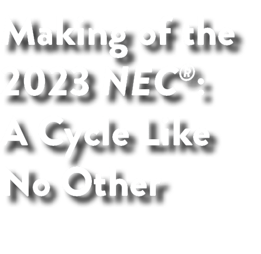 Making of the 2023 NEC : A Cycle Like No Other