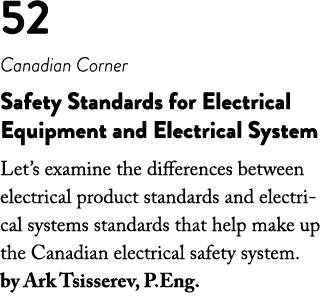52 Canadian Corner Safety Standards for Electrical Equipment and Electrical System Let s examine the differences betw   