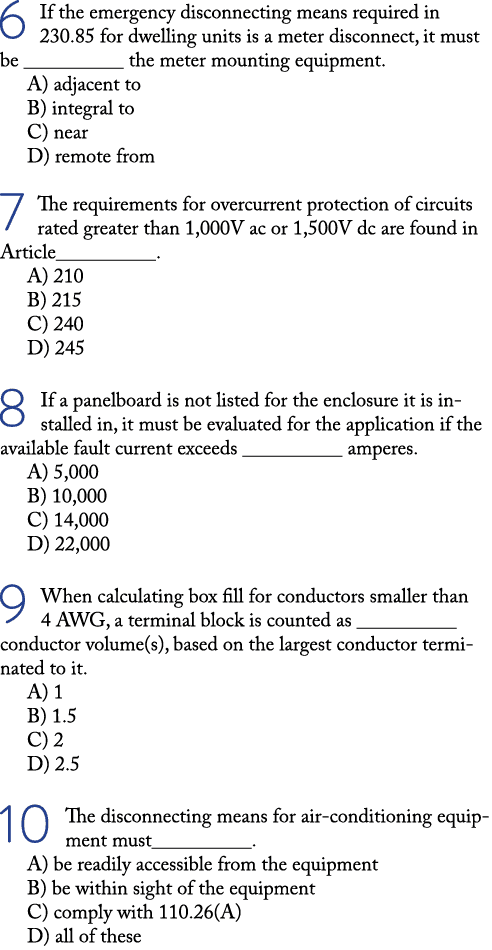 6 If the emergency disconnecting means required in 230 85 for dwelling units is a meter disconnect, it must be ______   