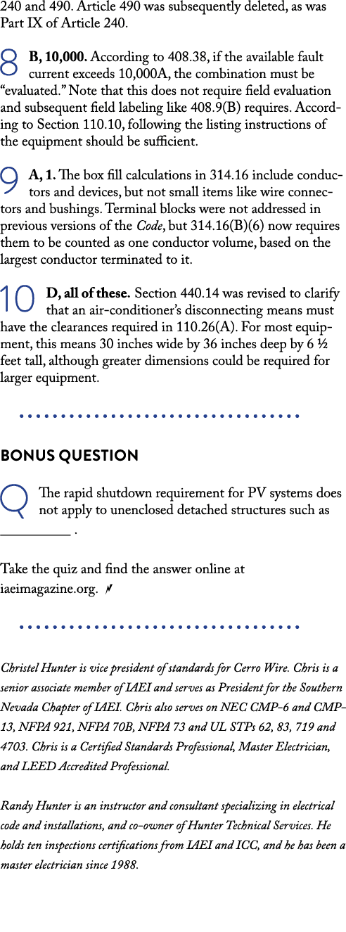 240 and 490  Article 490 was subsequently deleted, as was Part IX of Article 240  8 B, 10,000  According to 408 38, i   
