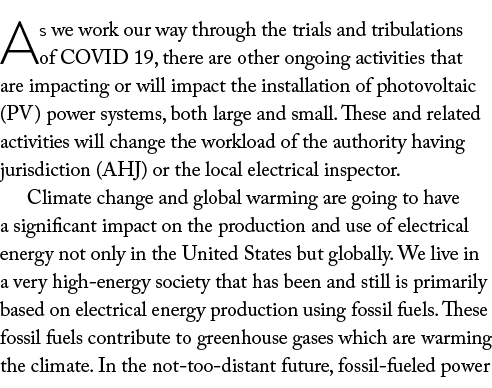As we work our way through the trials and tribulations of COVID 19, there are other ongoing activities that are impac   