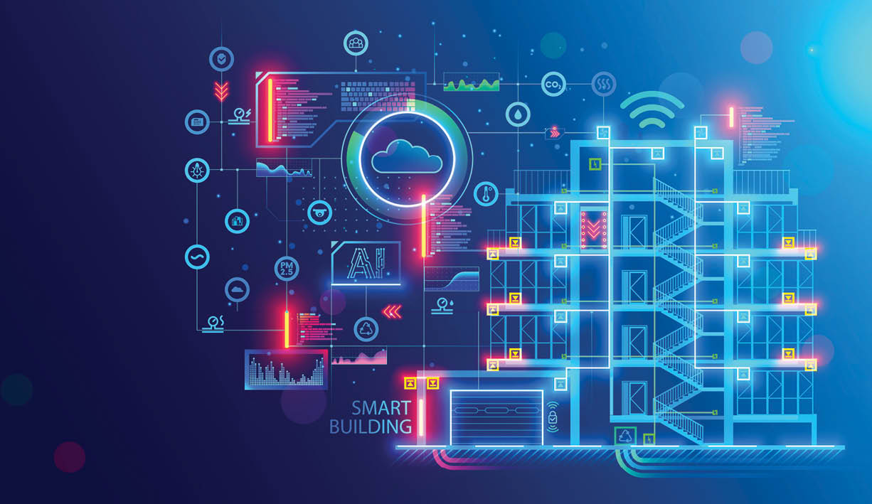 Building design concept  Engineering of autonomous system of smart building  Drafting of communications of house  Project development of apartment house  Architectural drawing, blueprint of facade 