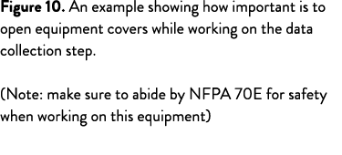 Figure 10  An example showing how important is to open equipment covers while working on the data collection step   (   