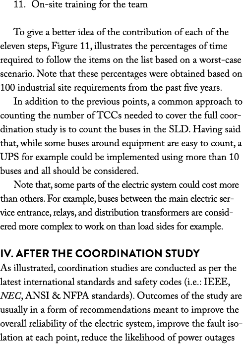 11  On-site training for the team To give a better idea of the contribution of each of the eleven steps, Figure 11, i   