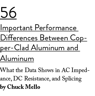 56 Important Performance Differences Between Copper Clad Aluminum and Aluminum What the Data Shows in AC Impedance, D...
