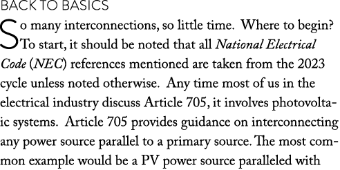 Back to Basics So many interconnections, so little time. Where to begin? To start, it should be noted that all Nation...