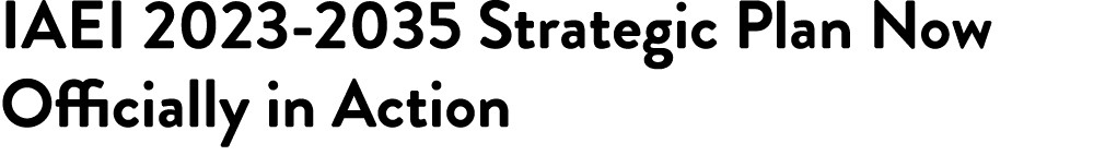 IAEI 2023 2035 Strategic Plan Now Officially in Action