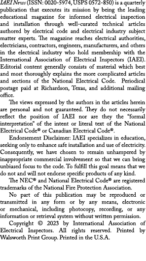 IAEI News (ISSN: 0020 5974, USPS 0572 850) is a quarterly publication that executes its mission by being the leading ...