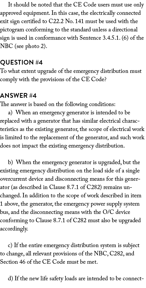 It should be noted that the CE Code users must use only approved equipment. In this case, the electrically connected ...