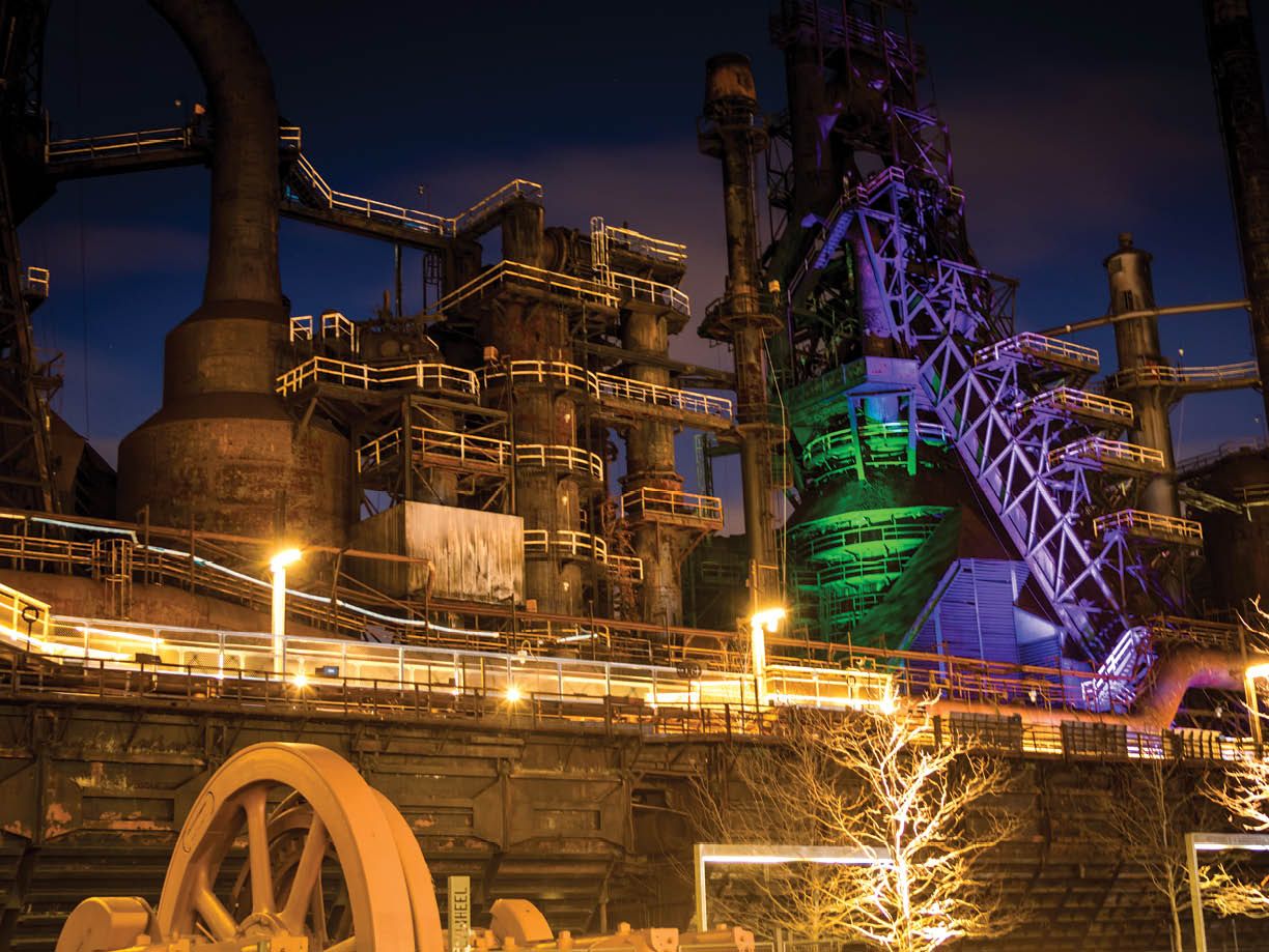 The old Bethlehem Steel factory closed since 1998 is a piece of industrial history. Industrial, metal, rust.