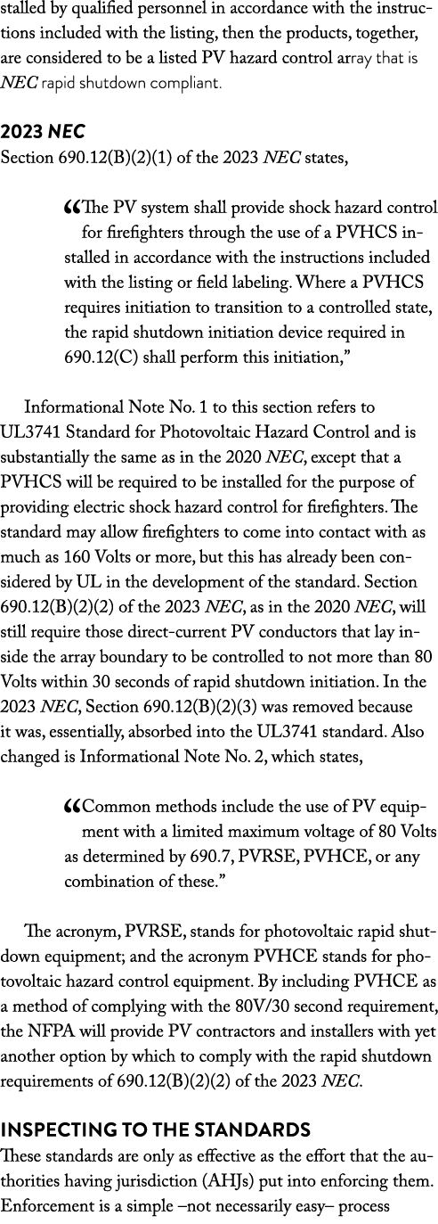 stalled by qualified personnel in accordance with the instructions included with the listing, then the products, toge   