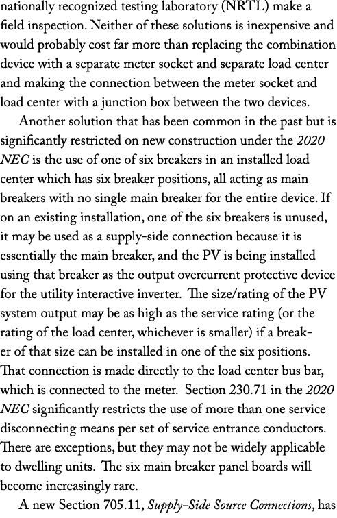 nationally recognized testing laboratory (NRTL) make a field inspection  Neither of these solutions is inexpensive an   