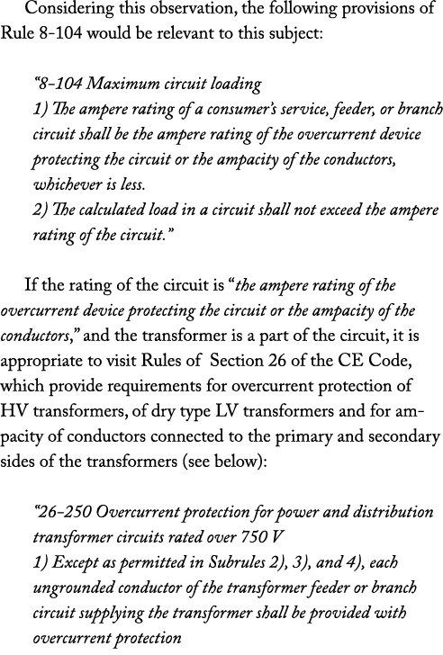 Considering this observation, the following provisions of Rule 8-104 would be relevant to this subject:  8-104 Maximu   