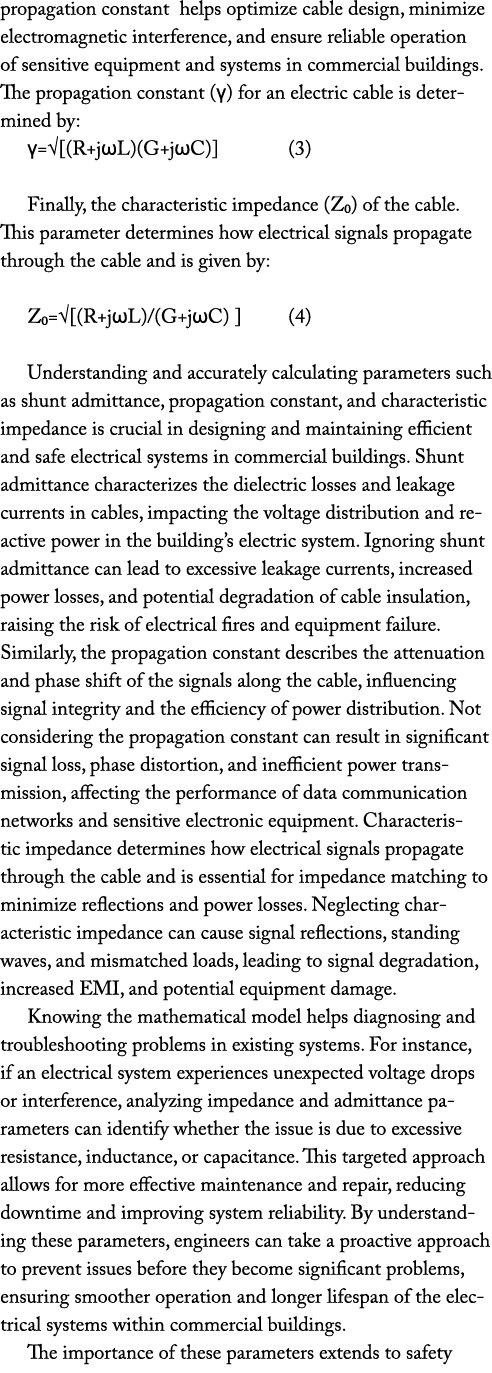 propagation constant helps optimize cable design, minimize electromagnetic interference, and ensure reliable operatio...