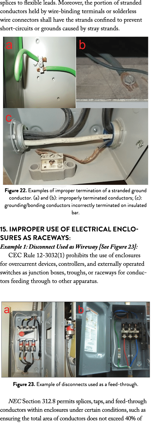 splices to flexible leads. Moreover, the portion of stranded conductors held by wire binding terminals or solderless ...