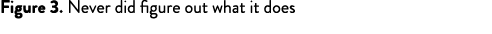 Figure 3. Never did figure out what it does