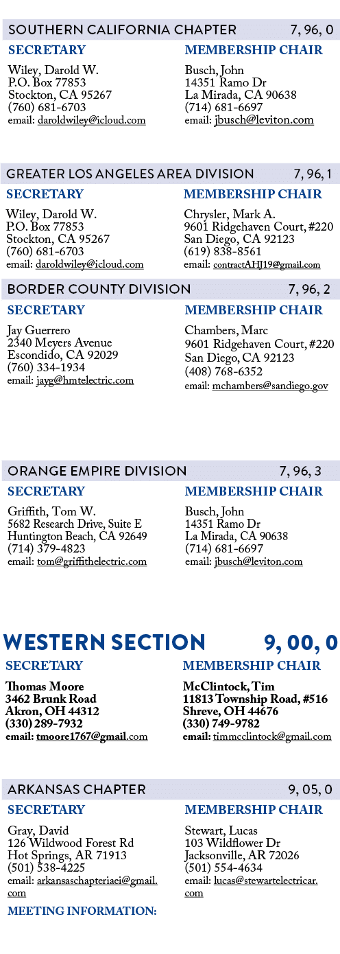  WESTERN SECTION 9, 00, 0 