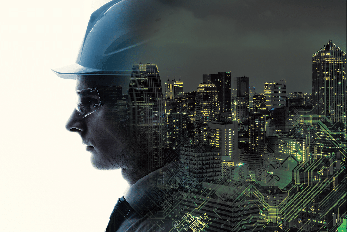 Industrial technology concept. INDUSTRY4.0