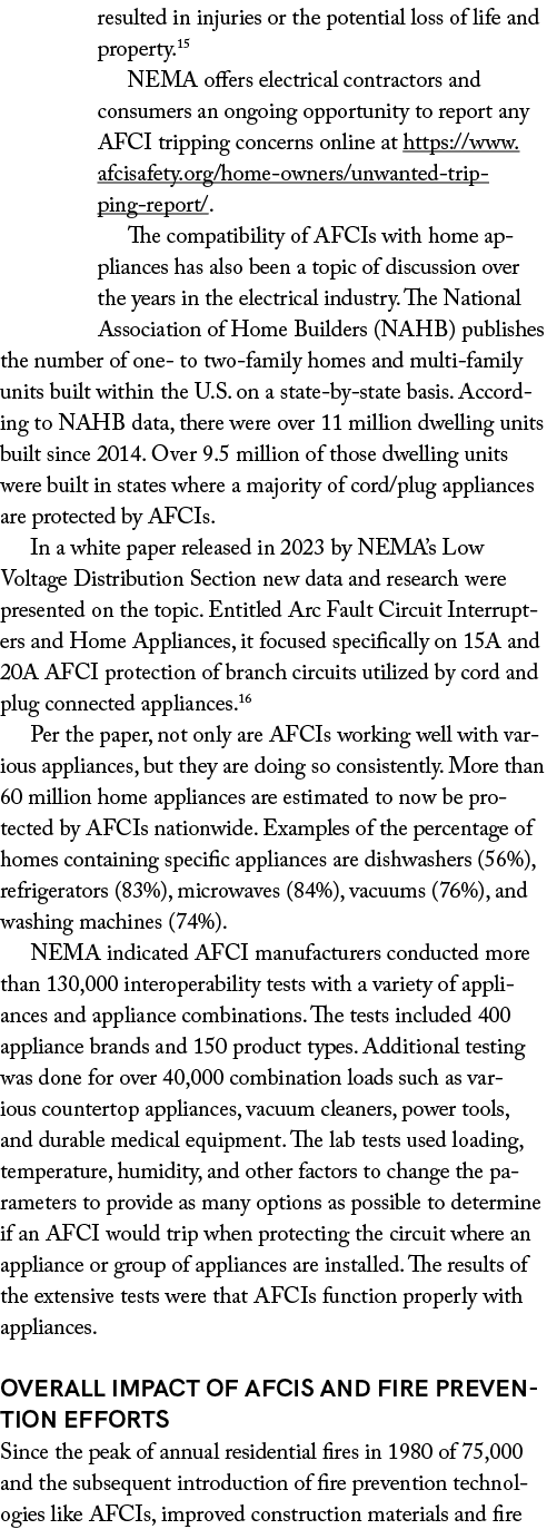 resulted in injuries or the potential loss of life and property.15 NEMA offers electrical contractors and consumers a...