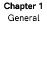 Chapter 1 General