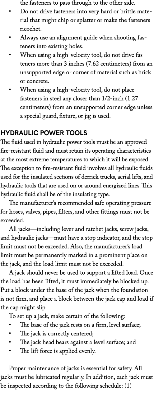 the fasteners to pass through to the other side. • Do not drive fasteners into very hard or brittle material that mig...
