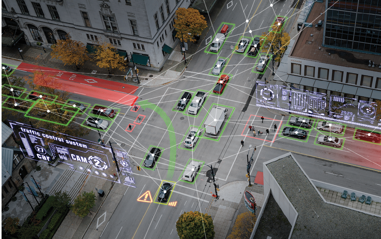 Integrated control system simulation and autonomous driving in smart city