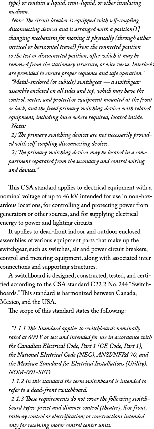 type) or contain a liquid, semi liquid, or other insulating medium. Note: The circuit breaker is equipped with self c...