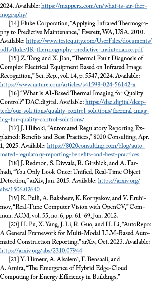 2024. Available: https://mapperx.com/en/what is air thermography/ [14] Fluke Corporation, “Applying Infrared Thermogr...