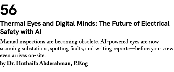 56 Thermal Eyes and Digital Minds: The Future of Electrical Safety with AI Manual inspections are becoming obsolete. ...
