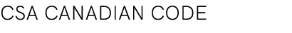 CSA Canadian Code