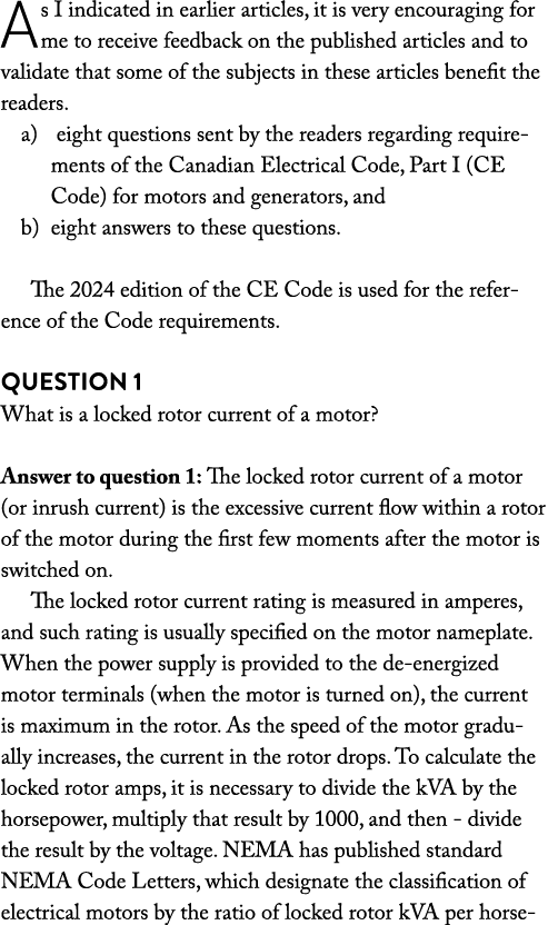 As I indicated in earlier articles, it is very encouraging for me to receive feedback on the published articles and t...